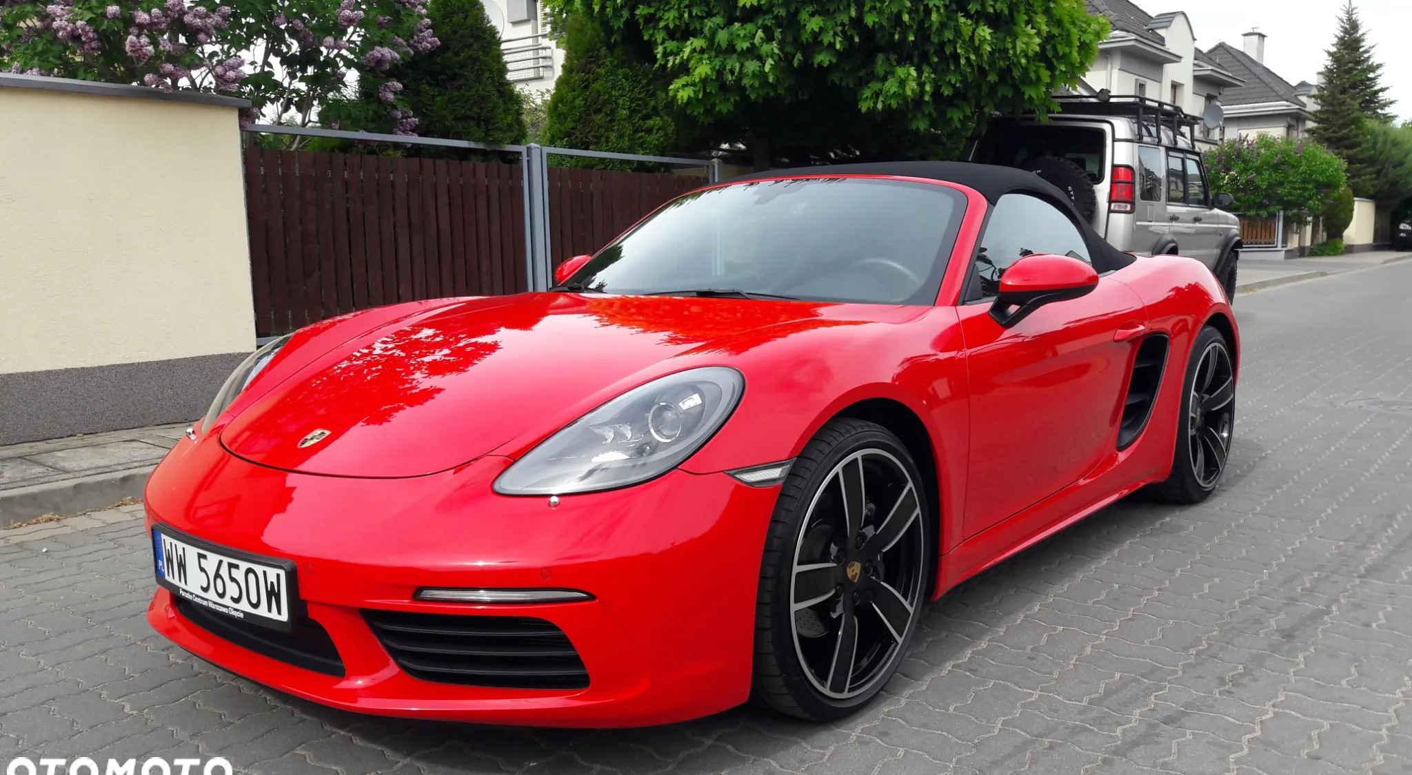 Porsche 718 Boxster cena 265000 przebieg: 58000, rok produkcji 2017 z Warszawa małe 529